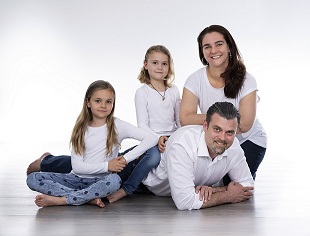 Natscha mit Ehemann und Kinder